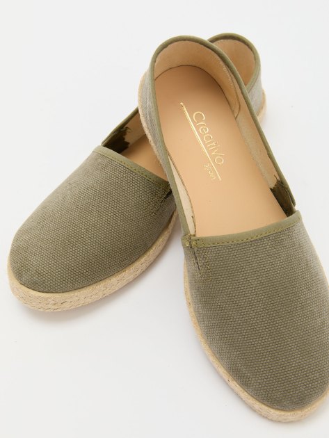 Женские эспадрильи CREATIVO SPAIN, Артикул 1294/1203, светлый хаки | 4028420. Ракурс 6