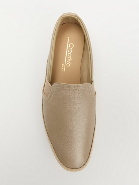 Женские слипоны CREATIVO SPAIN, Артикул 3619/3608, золотисто-серый | 4028443. Ракурс 5