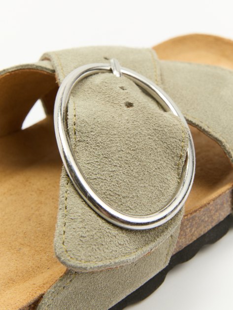 Женские шлепанцы CREATIVO SPAIN, Артикул 8837/510/001, серо-зеленый | 4028463. Ракурс 6 Женские шлепанцы CREATIVO SPAIN, Артикул 8837/510/001, серо-зеленый | 4028463. Ракурс 6