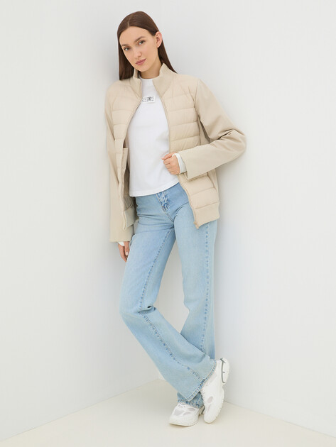 Женская куртка MAISON DAVID, Артикул MLY23-0606-2WF, светло-бежевый | 4029626. Ракурс 5