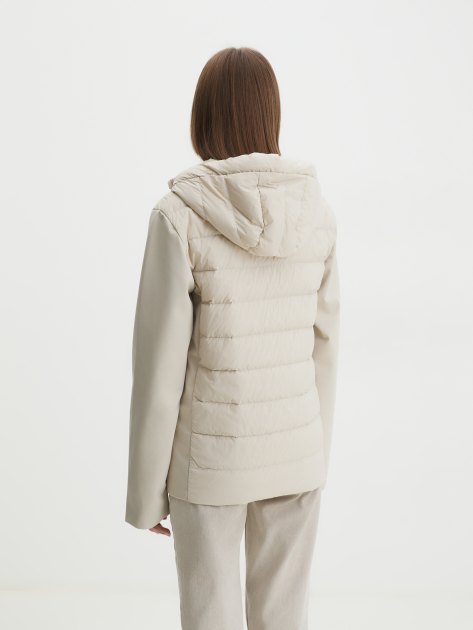 Женская куртка MAISON DAVID, Артикул MLY23-0606-1WF, светло-бежевый | 4029633. Ракурс 4