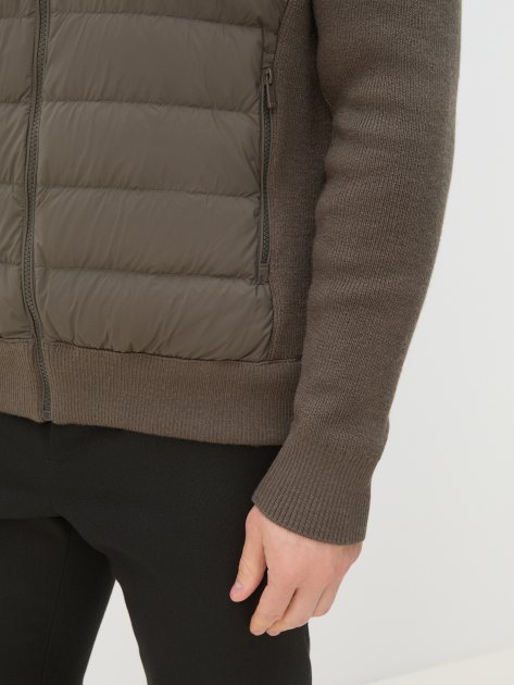 Мужская куртка MAISON DAVID, Артикул MLY23-0606-1M, серо-зеленый | 4029645. Ракурс 3