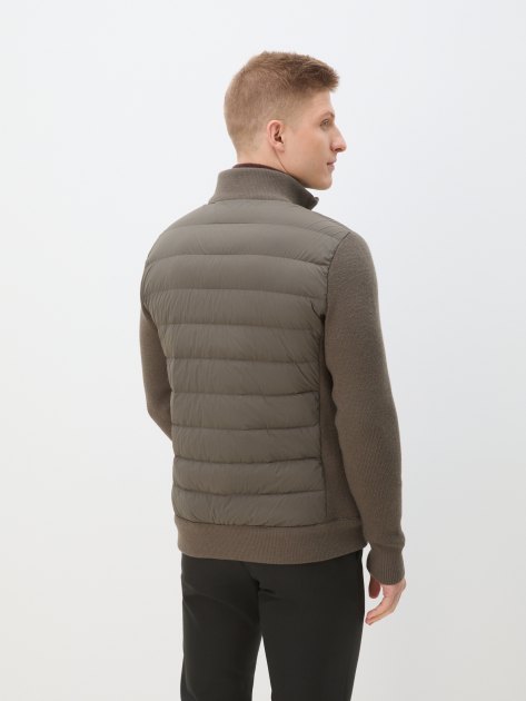 Мужская куртка MAISON DAVID, Артикул MLY23-0606-1M, серо-зеленый | 4029645. Ракурс 4