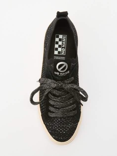 Женские кеды NO NAME ARCADE FLY W, Артикул ARCADE FLY, черный | 4030520. Ракурс 5