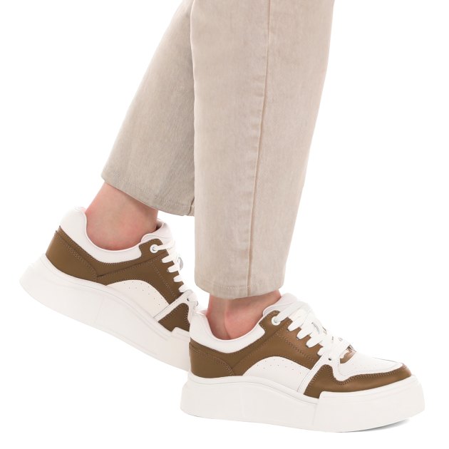 Женские кеды TENDANCE, Артикул MJ-203-01, темно-бежевый | 4031277. Ракурс 4