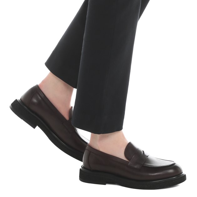 Женские лоферы TENDANCE, Артикул TM3025D-3, темно-коричневый | 4033290. Ракурс 4