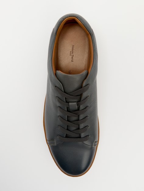 Мужские кеды MAISON DAVID, Артикул TM3070F-7, графитовый | 4034290. Ракурс 5