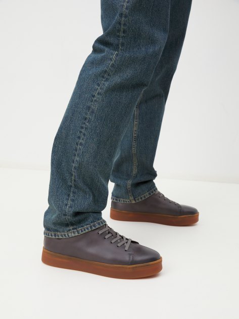 Мужские кеды MAISON DAVID, Артикул TM3079F-2, коричнево-серый | 4034310. Ракурс 2