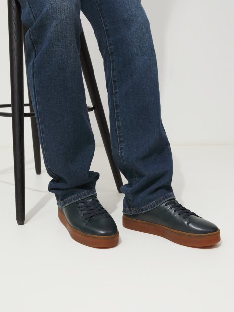 Мужские кеды MAISON DAVID, Артикул TM3079F-3, темно-синий | 4034318. Ракурс 2