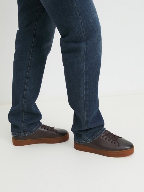 Мужские кеды MAISON DAVID, Артикул TM3079F-3, темно-коричневый | 4034320. Ракурс 2