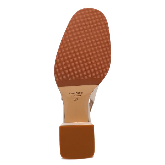 Женские туфли с открытой пяткой (слингбэк) KELTON FRIDA, Артикул AJ4504, молочно-бежевый | 4034966. Ракурс 3