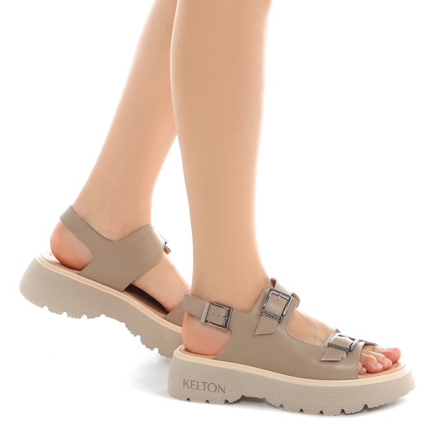 Женские сандалии KELTON SERE, Артикул AJ1206, серо-бежевый | 4034975. Ракурс 4