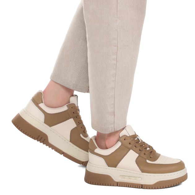 Женские кеды TENDANCE, Артикул MJ-2022-01, светло-коричневый | 4035310. Ракурс 4