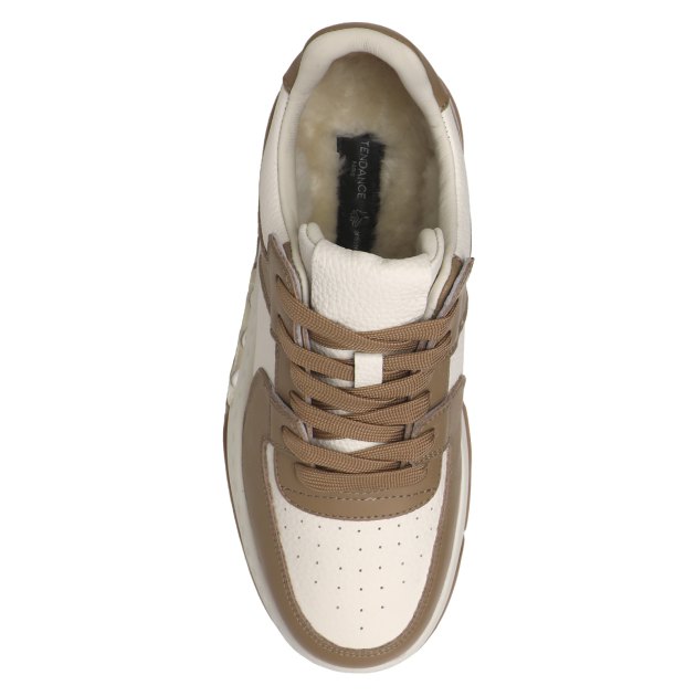 Женские кеды TENDANCE, Артикул MJ-2022-01, светло-коричневый | 4035310. Ракурс 2