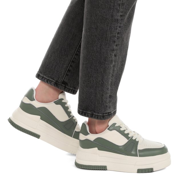 Женские кеды TENDANCE, Артикул MJ-910-01, светло-зеленый | 4035328. Ракурс 4