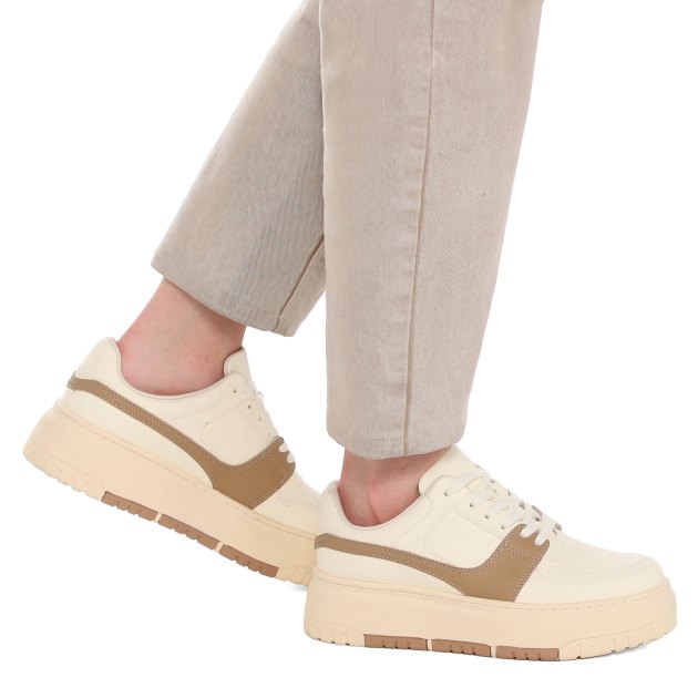 Женские кеды TENDANCE, Артикул MJ-51662-01, молочно-белый | 4035337. Ракурс 4