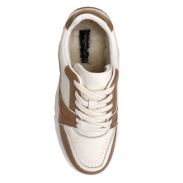 Женские кеды TENDANCE, Артикул MJ-910-01, светло-коричневый | 4035360. Ракурс 2