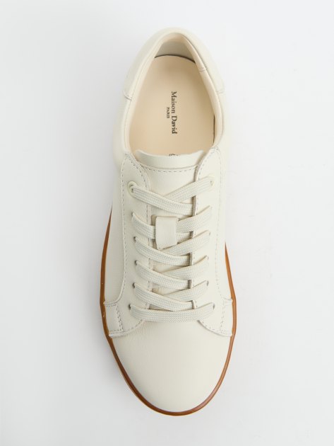 Женские кеды MAISON DAVID, Артикул TM3075F-5, молочно-белый | 4036320. Ракурс 5 Женские кеды MAISON DAVID, Артикул TM3075F-5, молочно-белый | 4036320. Ракурс 5