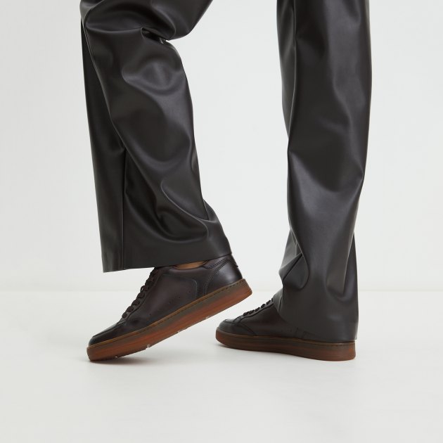 Женские кеды MAISON DAVID, Артикул TM3075F-6, темно-коричневый | 4036333. Ракурс 2