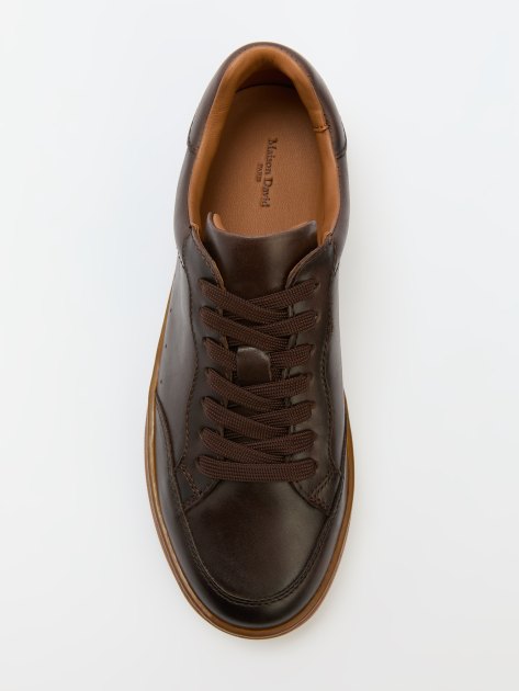 Женские кеды MAISON DAVID, Артикул TM3075F-6, темно-коричневый | 4036333. Ракурс 5