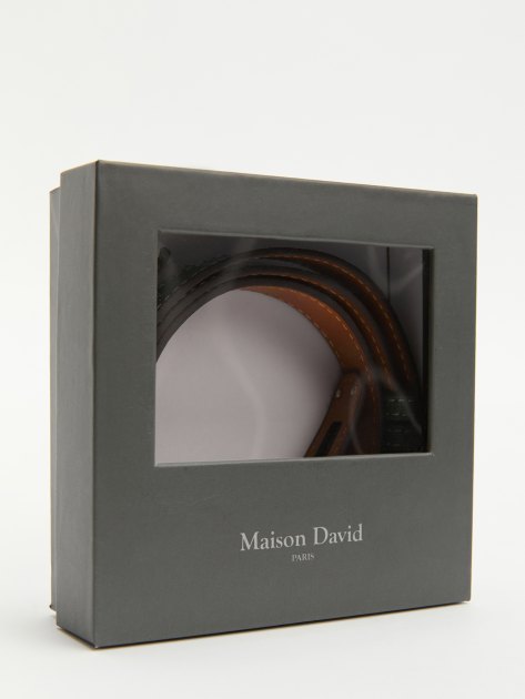 Женский ремень 106 см MAISON DAVID, Артикул MRH-PD002, темно-бежевый | 4038594. Ракурс 5