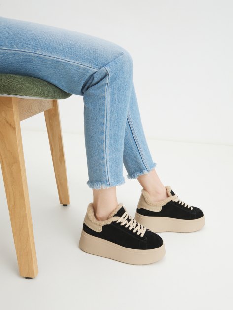 Женские кеды TENDANCE, Артикул YS-38117A-1, черный | 4038662. Ракурс 2