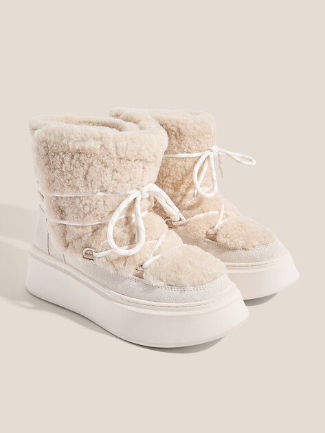 Женские угги TENDANCE, Артикул 23101D-610, серо-бежевый | 4041101. Ракурс 2