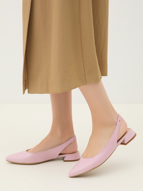 Женские туфли с открытой пяткой (слингбэк) LLOYD KALEA, Артикул 14-541, светло-розовый | 4041288. Ракурс 2