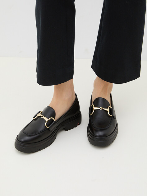 Женские лоферы LLOYD UMI SLIPPER, Артикул 23-317, черный | 4041364. Ракурс 4