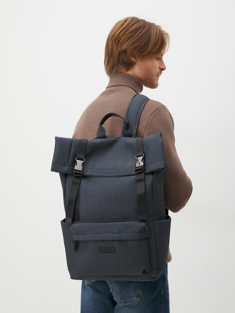 Мужской рюкзак GERARD HENON, Артикул 22667, сине-серый | 4042948. Ракурс 2