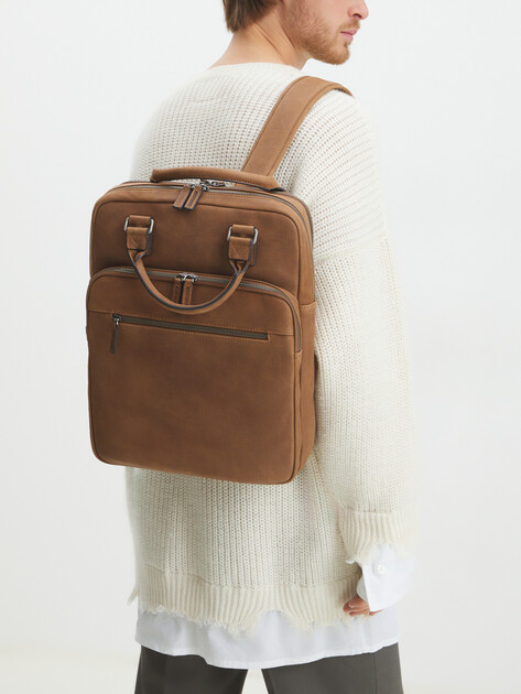 Мужской рюкзак GERARD HENON, Артикул 7167, коричневый | 4042987. Ракурс 2