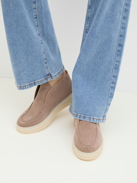 Женские высокие лоферы TENDANCE, Артикул YS-005H-42, коричневый | 4043127. Ракурс 4