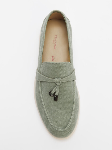 Женские лоферы TENDANCE, Артикул YS-2299A-X60, зеленый | 4043133. Ракурс 5