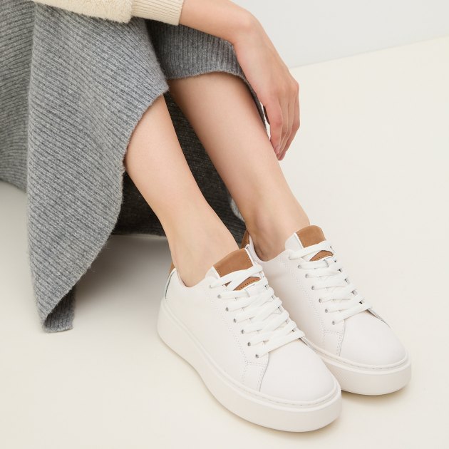 Женские кеды TENDANCE, Артикул YS-38095A-1, белый | 4043145. Ракурс 8