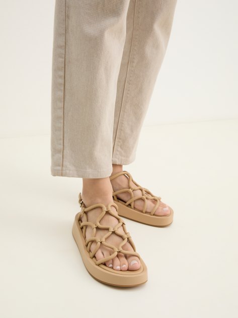 Женские сандалии TENDANCE, Артикул YS-9509L-1, бежевый | 4043163. Ракурс 2