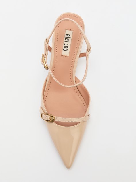 Женские туфли с открытой пяткой (слингбэк) BIBI LOU LINDA 40, Артикул 675Z21VK, розовато-бежевый | 4044003. Ракурс 5