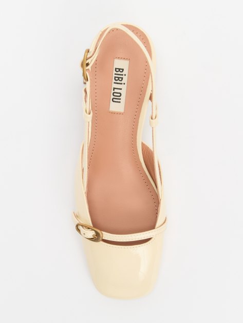 Женские туфли с открытой пяткой (слингбэк) BIBI LOU PATTY, Артикул 676Z21VK, молочно-бежевый | 4044006. Ракурс 5