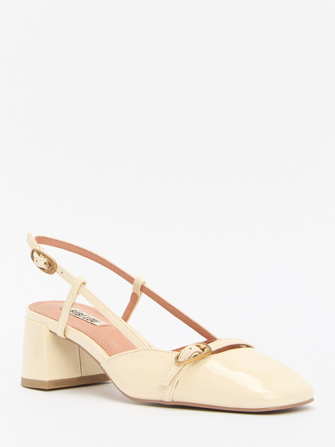 Женские туфли с открытой пяткой (слингбэк) BIBI LOU PATTY, Артикул 676Z21VK, молочно-бежевый | 4044006. Ракурс 3