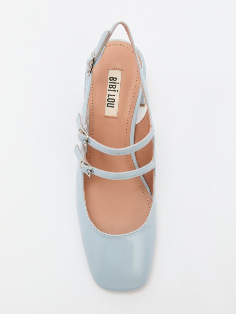 Женские туфли с открытой пяткой (слингбэк) BIBI LOU NINETTA, Артикул 681Z21VK, голубой | 4044009. Ракурс 5