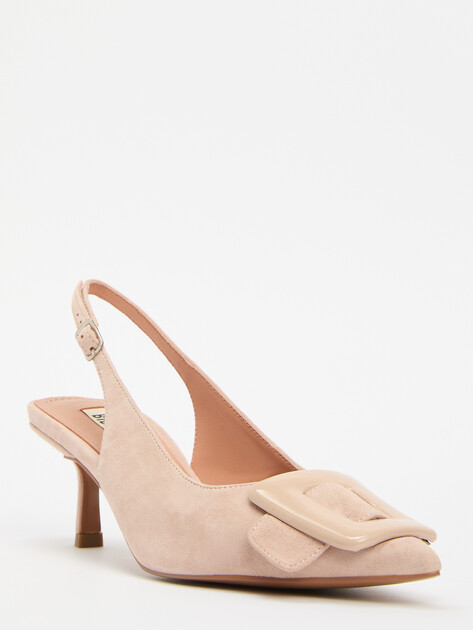 Женские туфли с открытой пяткой (слингбэк) BIBI LOU BONNIE 55, Артикул 649Z30VK, розово-бежевый | 4044034. Ракурс 3 Женские туфли с открытой пяткой (слингбэк) BIBI LOU BONNIE 55, Артикул 649Z30VK, розово-бежевый | 4044034. Ракурс 3