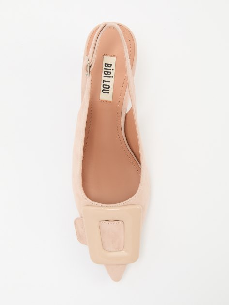 Женские туфли с открытой пяткой (слингбэк) BIBI LOU BONNIE 55, Артикул 649Z30VK, розово-бежевый | 4044034. Ракурс 5 Женские туфли с открытой пяткой (слингбэк) BIBI LOU BONNIE 55, Артикул 649Z30VK, розово-бежевый | 4044034. Ракурс 5