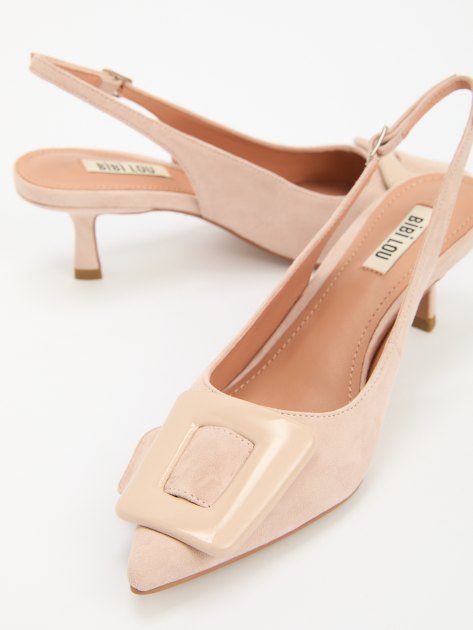 Женские туфли с открытой пяткой (слингбэк) BIBI LOU BONNIE 55, Артикул 649Z30VK, розово-бежевый | 4044034. Ракурс 6 Женские туфли с открытой пяткой (слингбэк) BIBI LOU BONNIE 55, Артикул 649Z30VK, розово-бежевый | 4044034. Ракурс 6