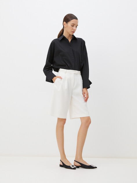 Женские туфли с открытой пяткой (слингбэк) BIBI LOU ELISABETTA FLAT, Артикул 507Z75VK, черный | 4044043. Ракурс 7