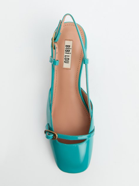 Женские туфли с открытой пяткой (слингбэк) BIBI LOU PATTY, Артикул 676Z21VK, бирюзовый | 4044061. Ракурс 5