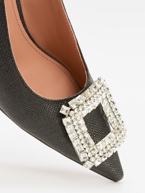 Женские туфли с открытой пяткой (слингбэк) BIBI LOU ELISABETTA 55, Артикул 509Z69VK, черный | 4044074. Ракурс 6