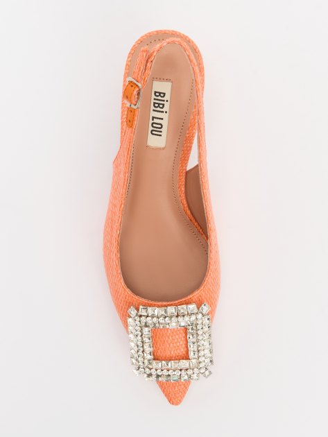 Женские туфли с открытой пяткой (слингбэк) BIBI LOU ELISABETTA 55, Артикул 509Z69VK, светло-оранжевый | 4044075. Ракурс 5 Женские туфли с открытой пяткой (слингбэк) BIBI LOU ELISABETTA 55, Артикул 509Z69VK, светло-оранжевый | 4044075. Ракурс 5