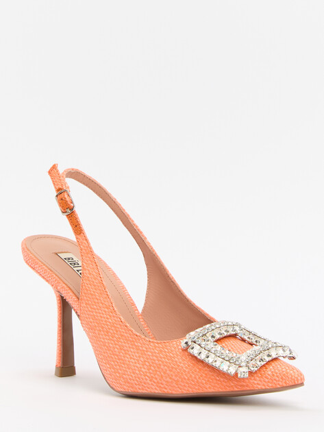 Женские туфли с открытой пяткой (слингбэк) BIBI LOU ELISABETTA 90, Артикул 511Z69VK, светло-оранжевый | 4044081. Ракурс 3