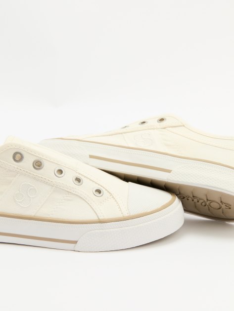 Женские кеды из денима S.OLIVER MOTANA, Артикул 5-5-24635-42, молочно-белый | 4045386. Ракурс 6