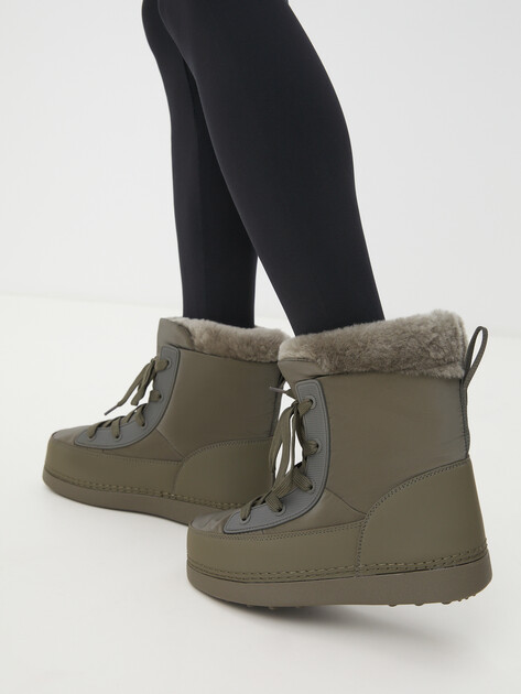 Женские дутики TENDANCE, Артикул AX9737-1, хаки | 4049146. Ракурс 2