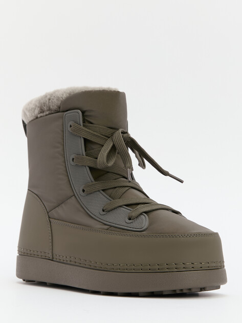 Женские дутики TENDANCE, Артикул AX9737-1, хаки | 4049146. Ракурс 3